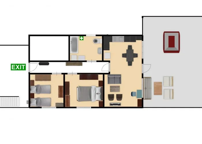 Blue Sky Lägenhet *